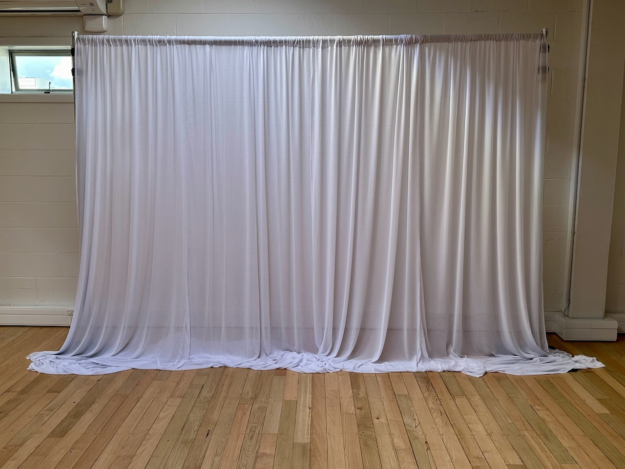 White BackDrop Curtain
