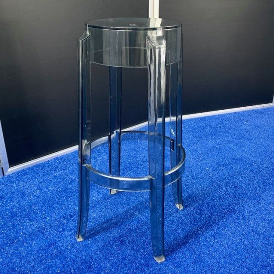 Smokey-Black Ghost Bar Stool