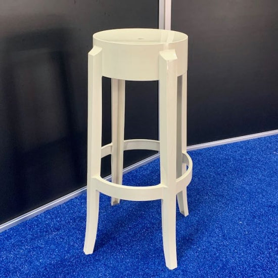 Ivory Ghost Bar Stool Hire