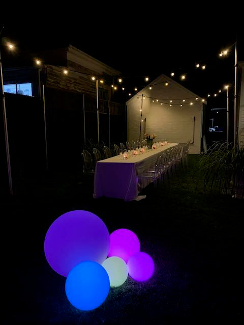 Festoon Lighting Installation