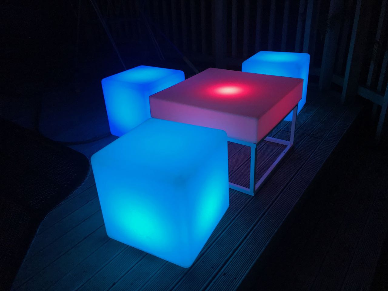LED Glow Cube Hire