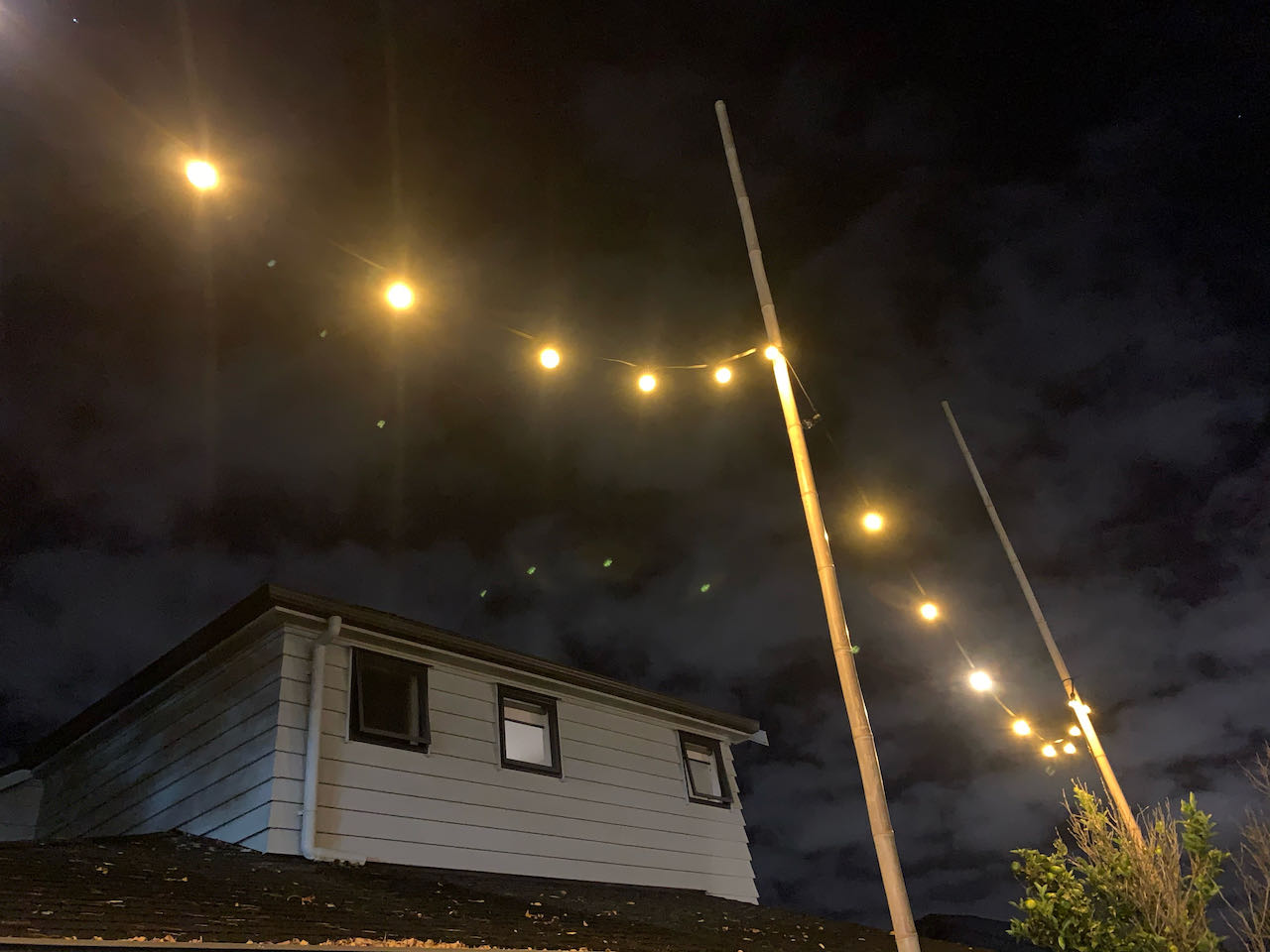 Festoon Lighting Installation