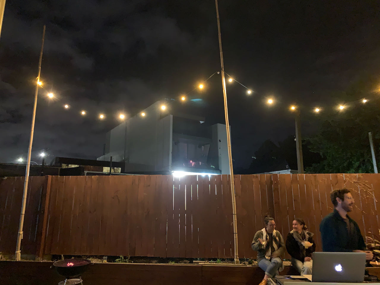 Festoon Lighting Installation