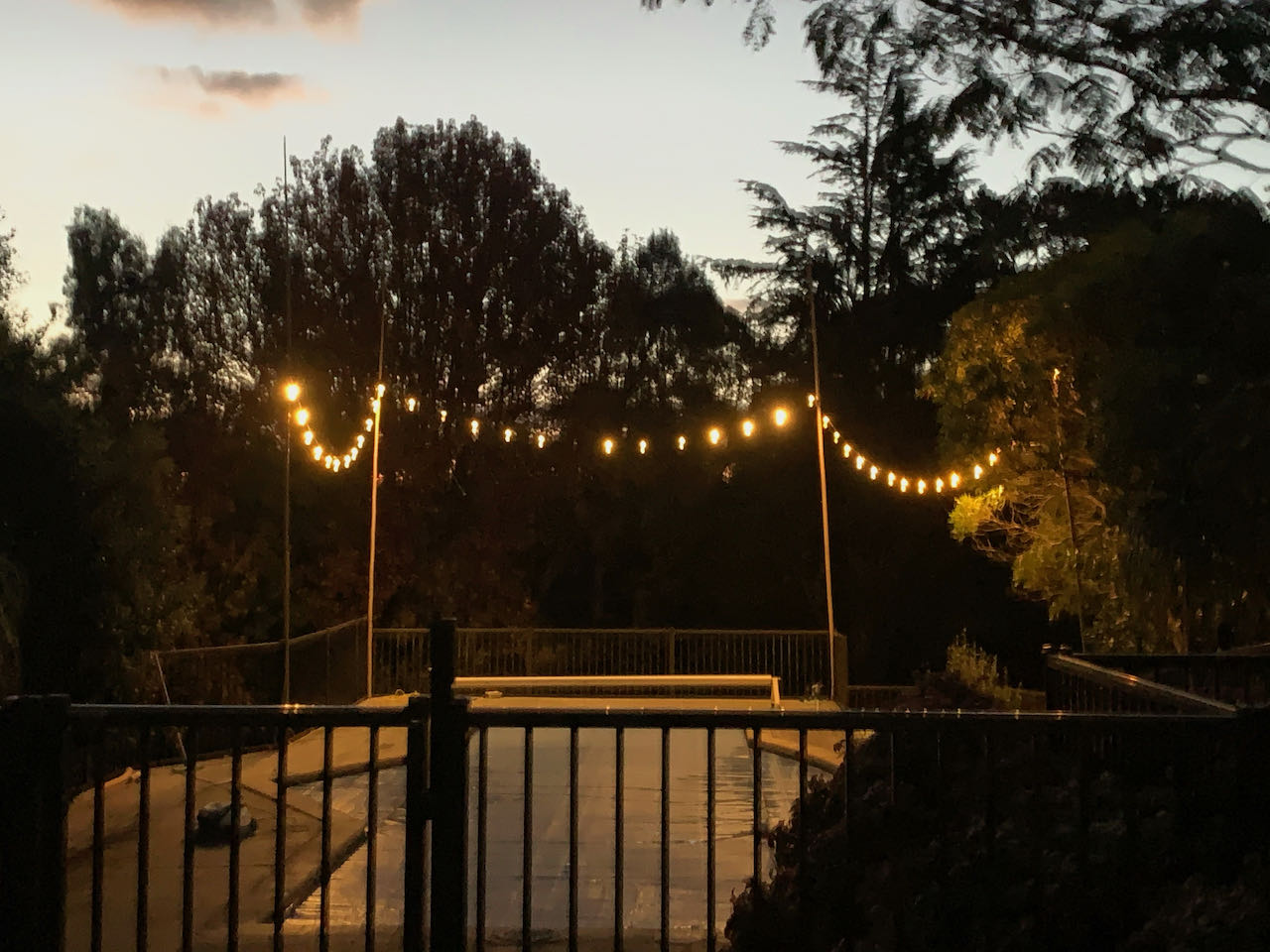 Festoon Lighting Installation