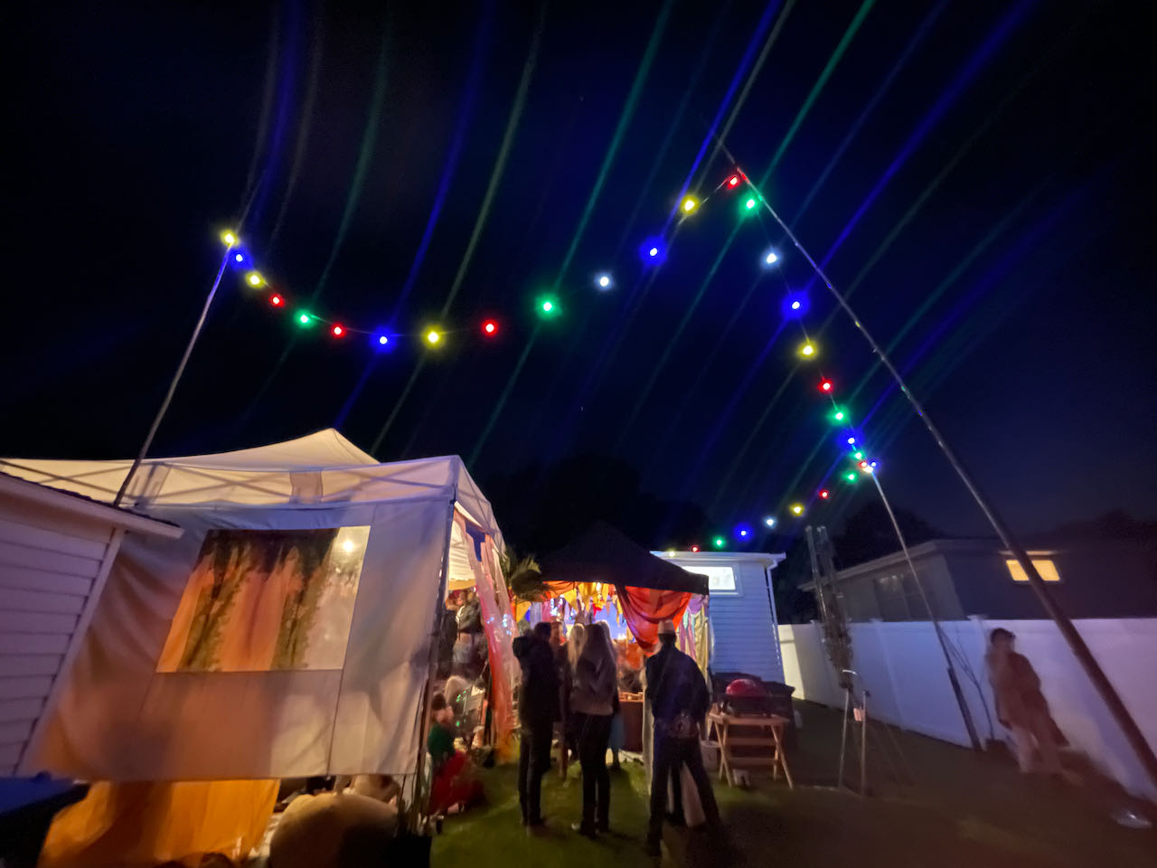Festoon Lighting Installation