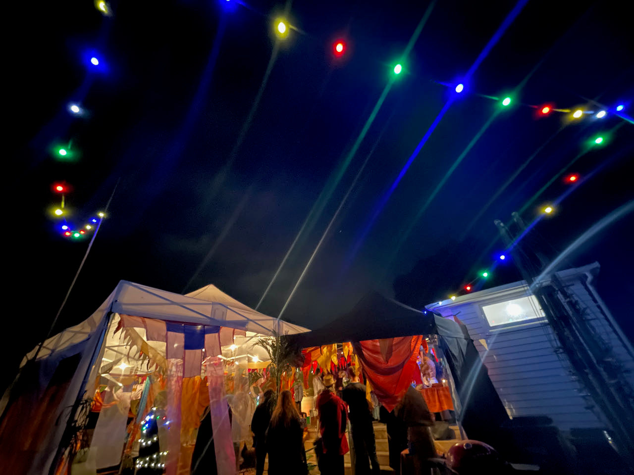 Festoon Lighting Installation