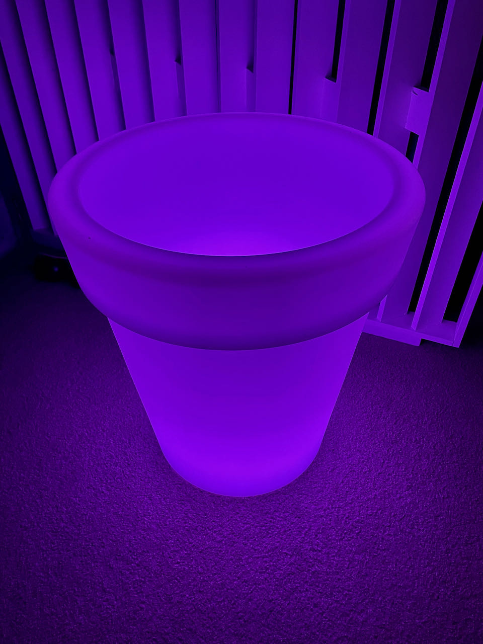 LED Glow Ice Bucket / Plant Pot Hire