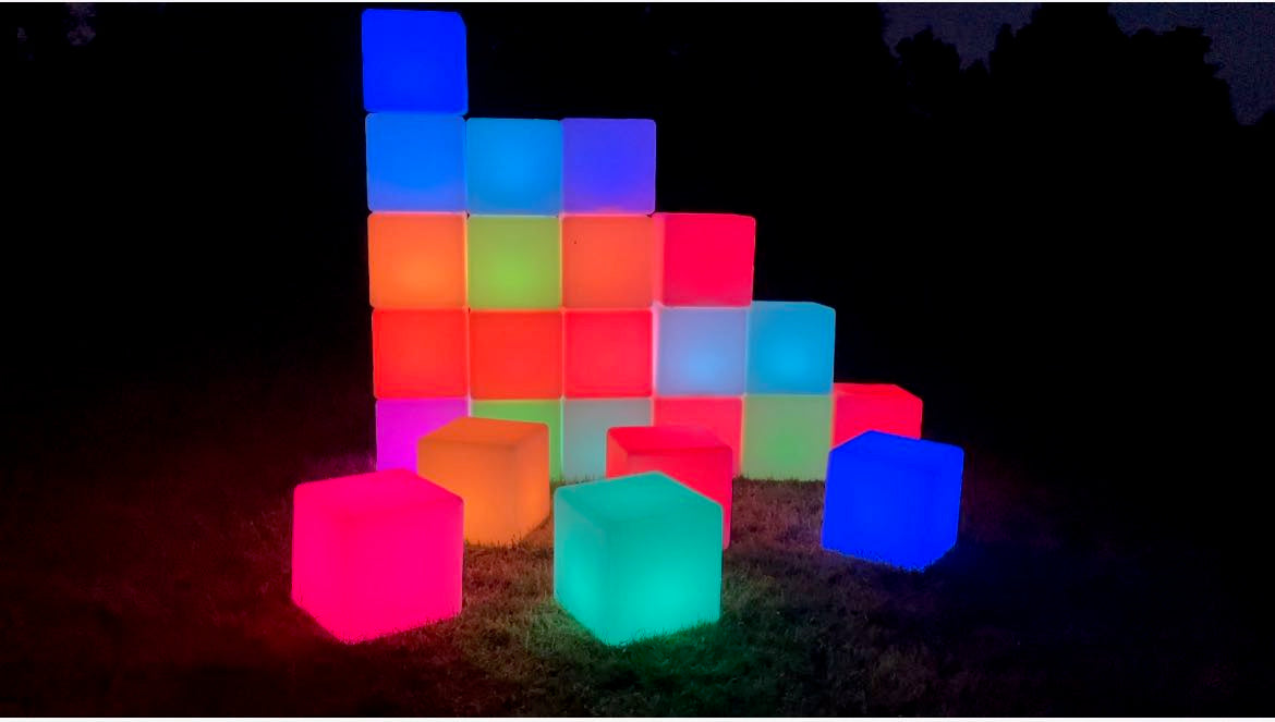 LED Cube Installation