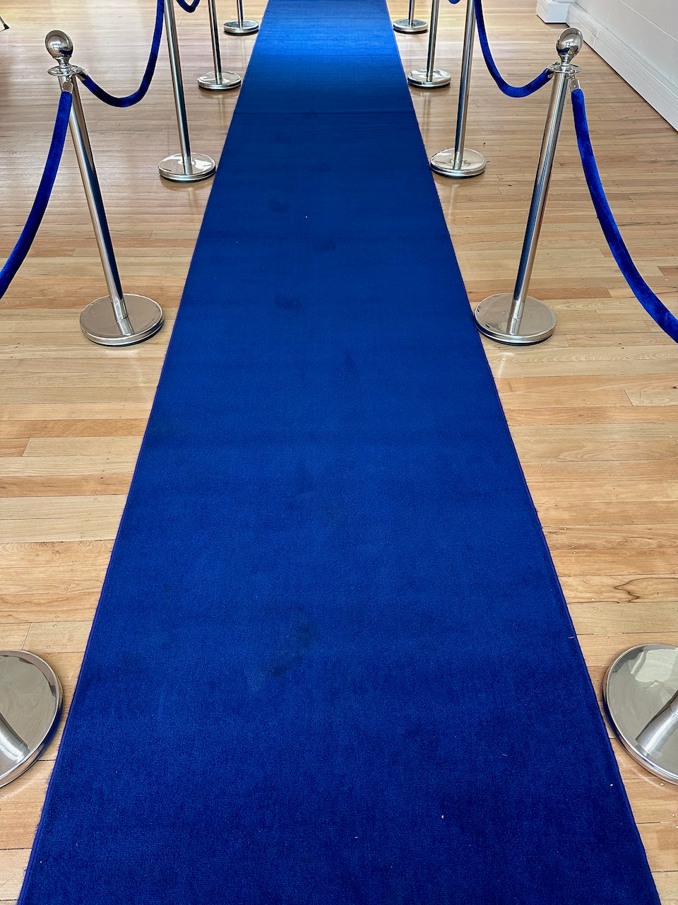 8m Blue  Aisle Carpet Runner