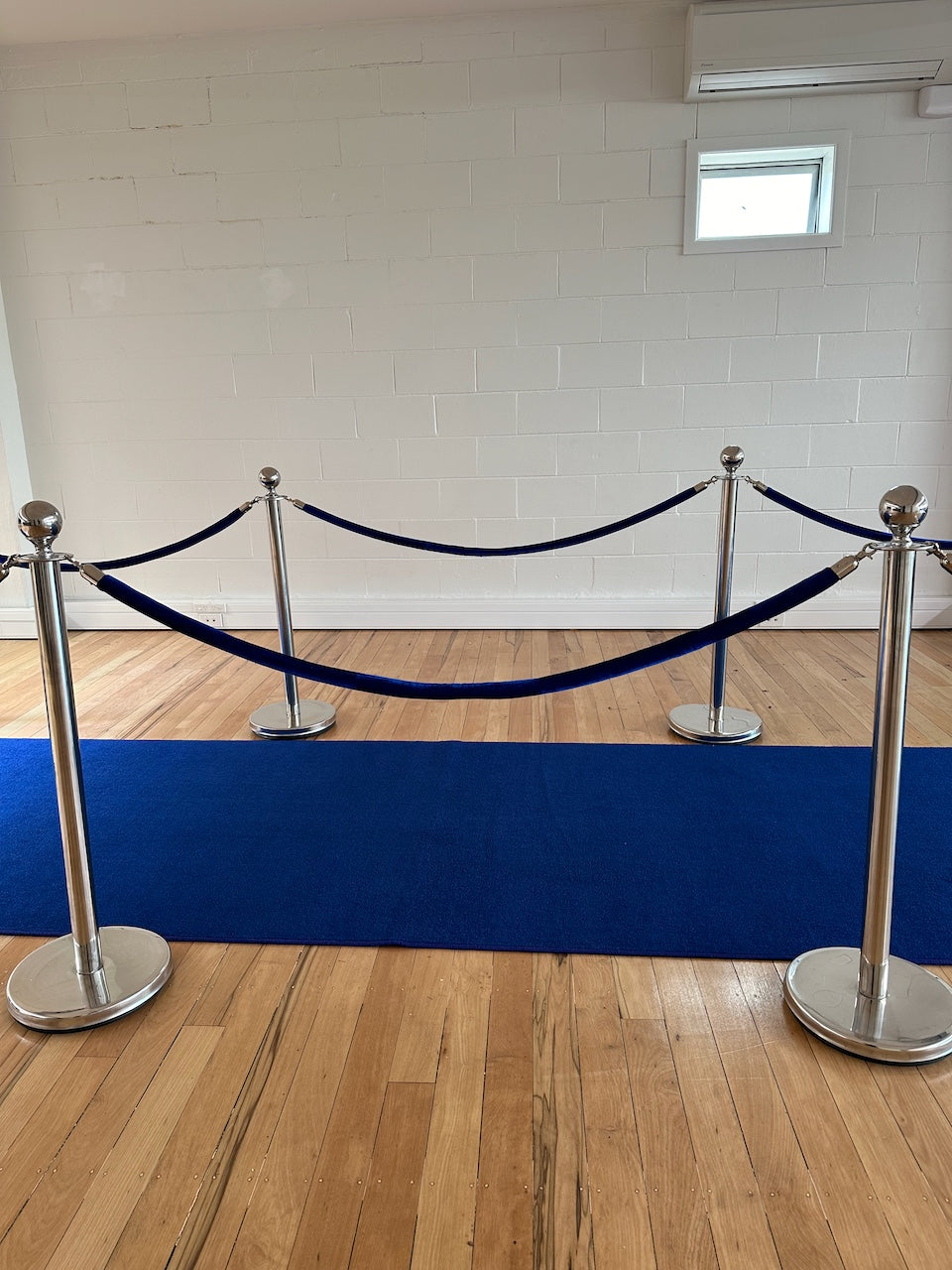 8m Blue  Aisle Carpet Runner Hire
