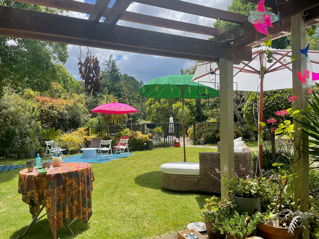 Balinese Garden / Cafe Umbrella and Stand Hire