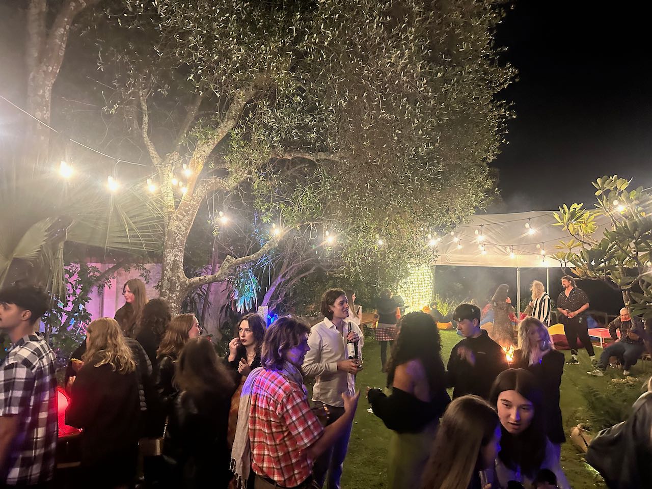 Festoon Lighting Hire - White Bulbs