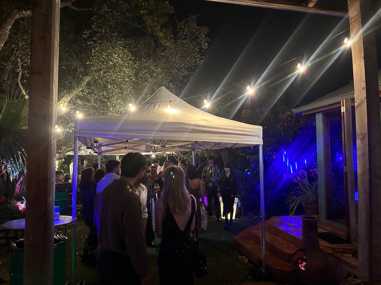 Festoon Lighting Hire - White Bulbs