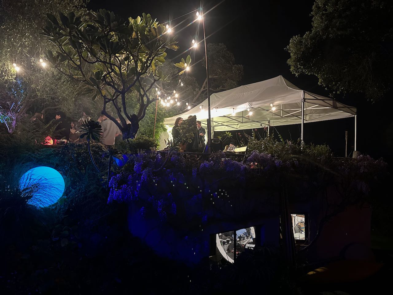 Festoon Lighting Hire - White Bulbs