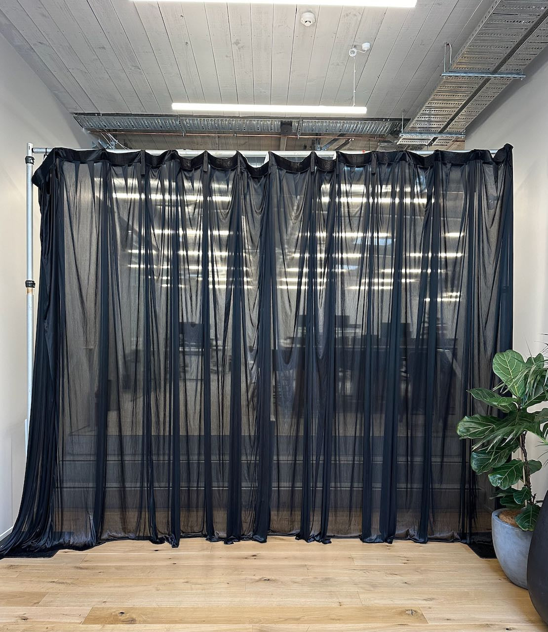 Black Backdrop Curtain Hire
