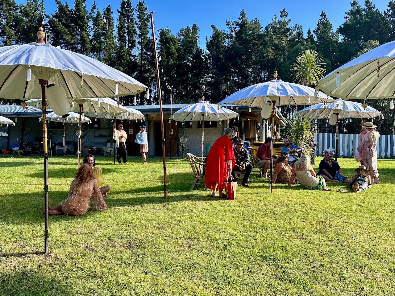 Balinese Garden / Cafe Umbrella and Stand Hire