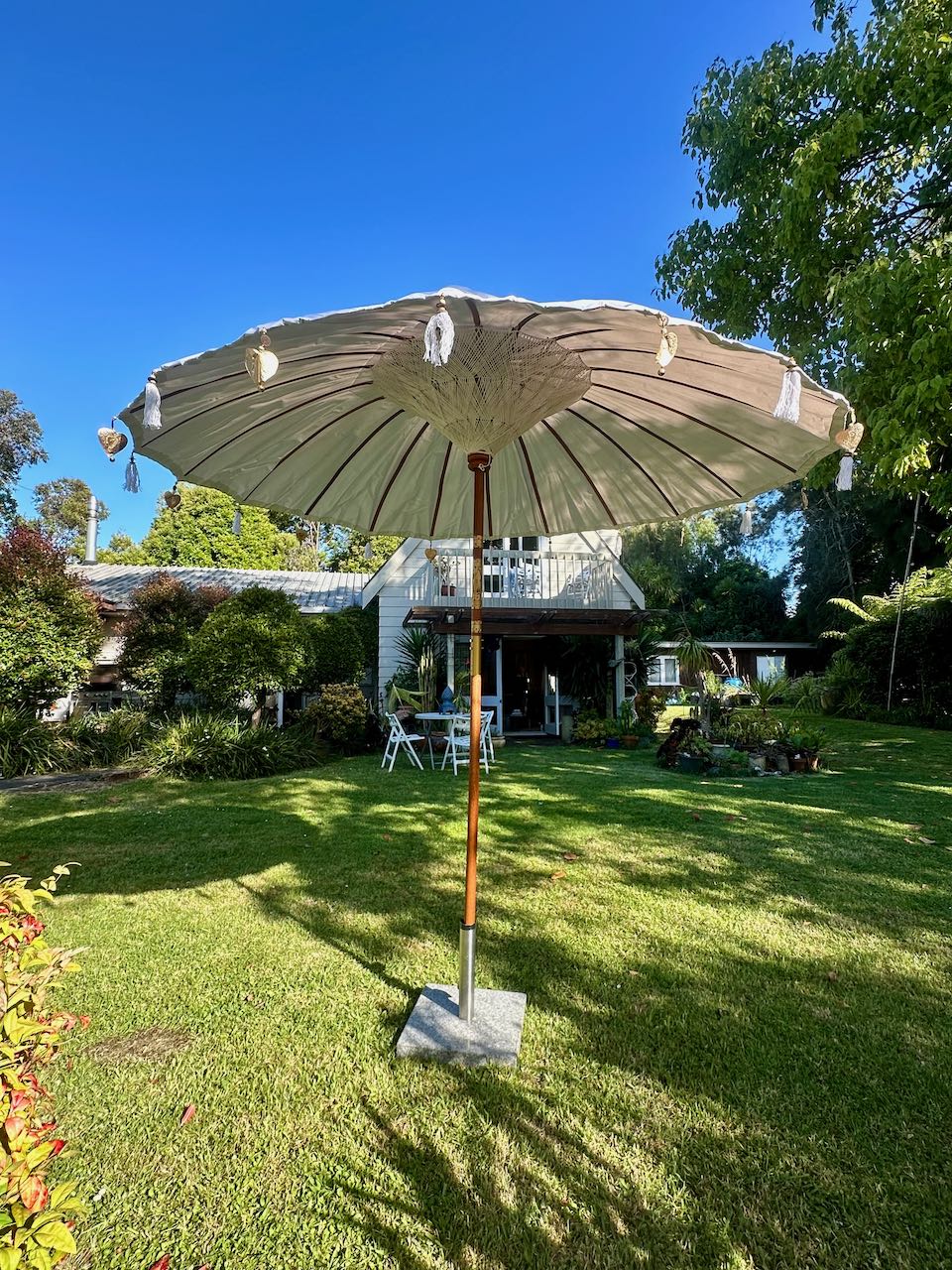 Balinese Garden / Cafe Umbrella and Stand Hire