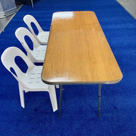 1.8m Wooden Trestle Table Hire