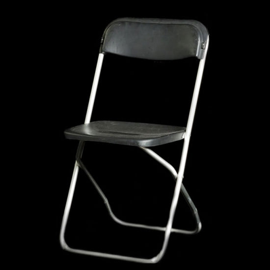 Black Folding Chair Hire