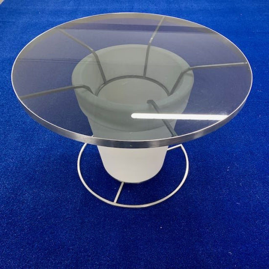 LED / Smoked Glass Table