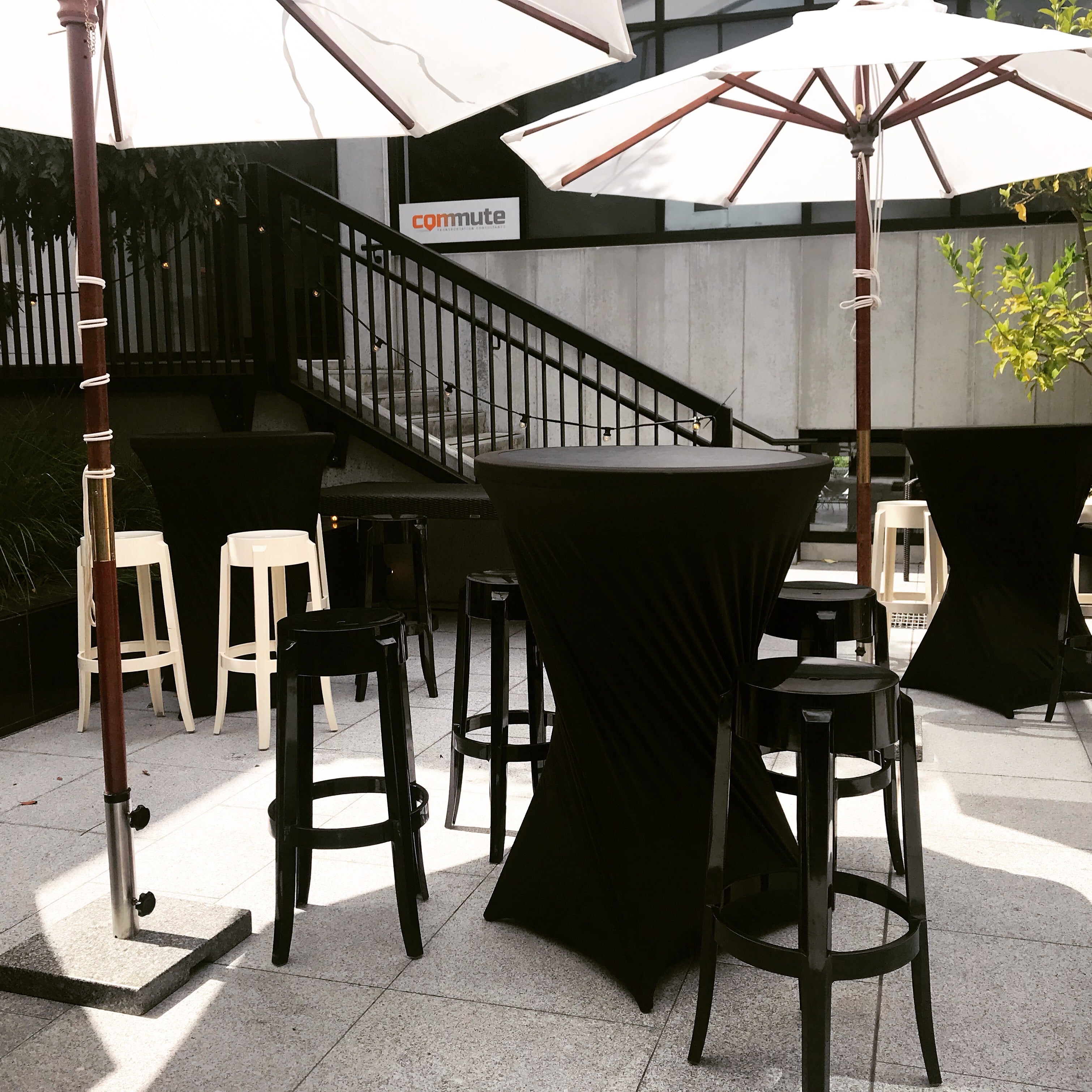 Black Ghost Bar Stool Hire