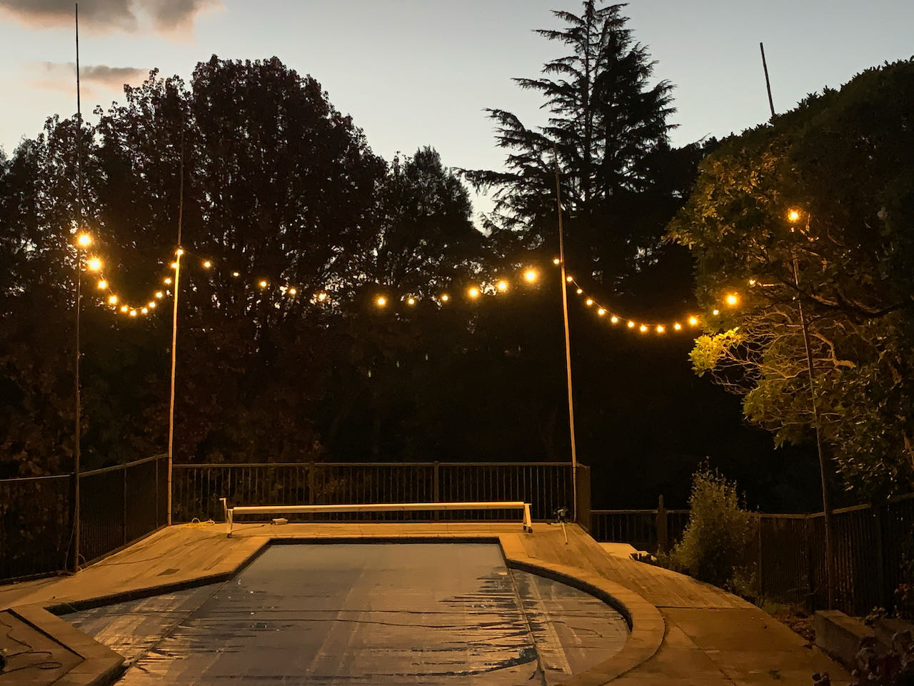 Festoon Lighting Installation