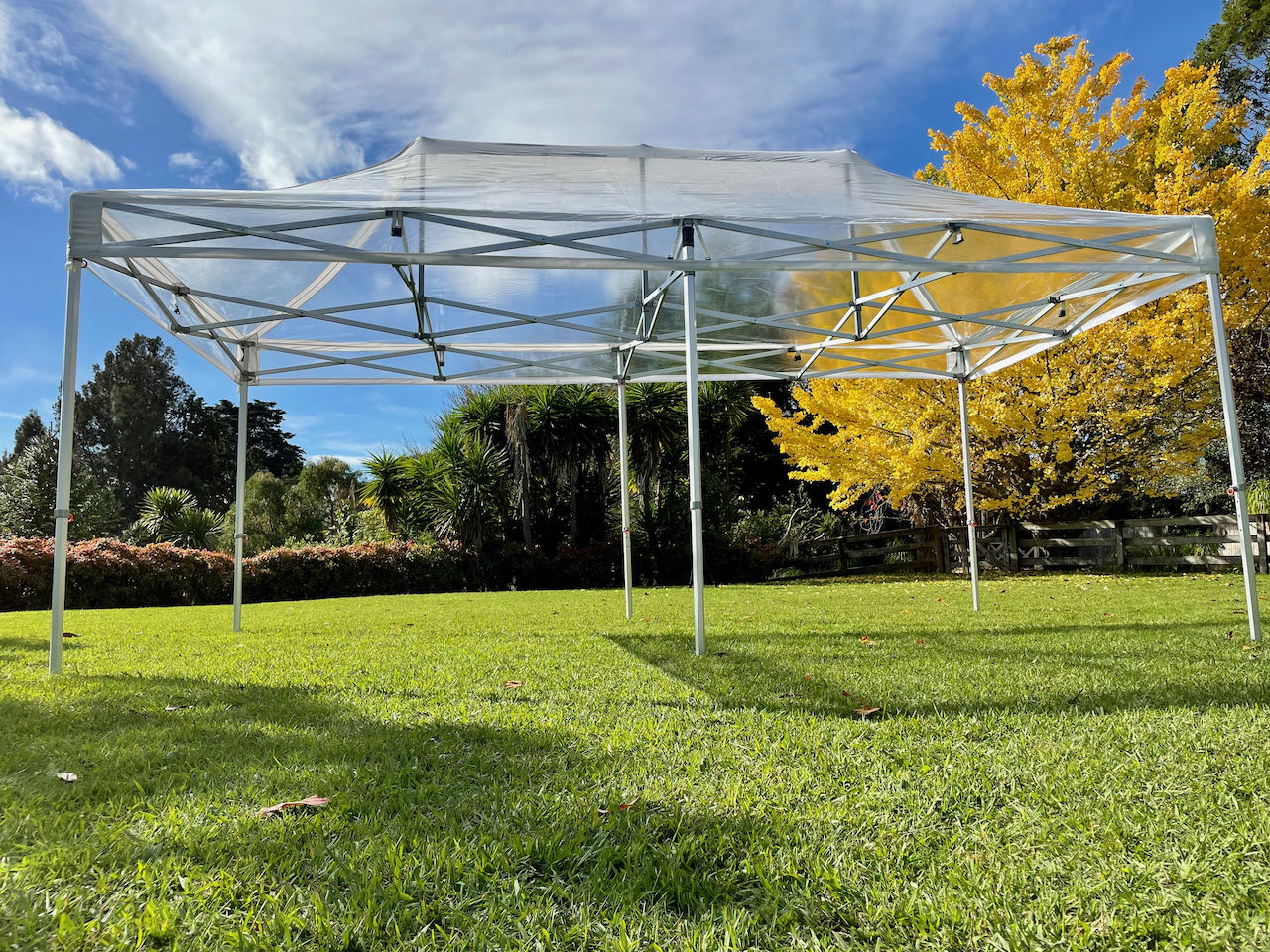 3x6m Clear Top Canopy = 18m2