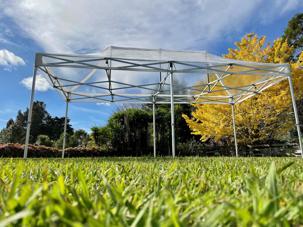 3x6m Clear Top Canopy = 18m2