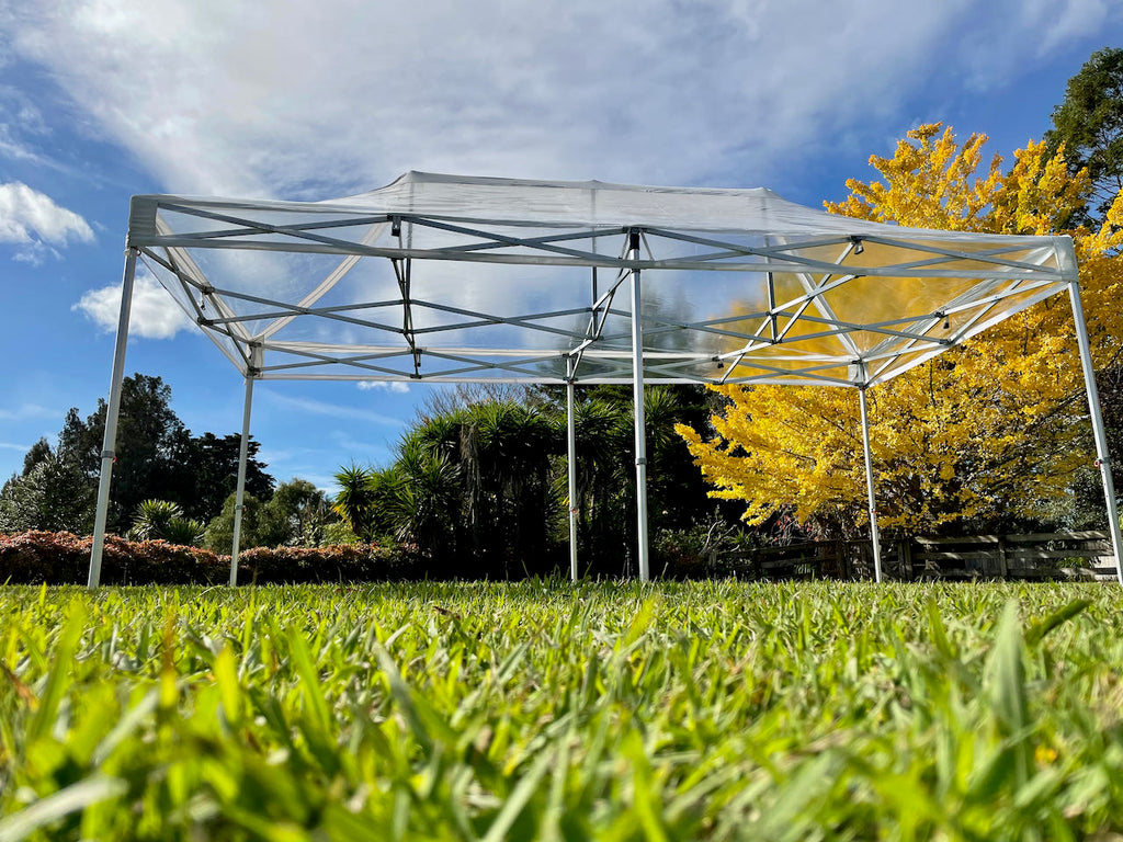 3x6m Clear Top Canopy = 18m2