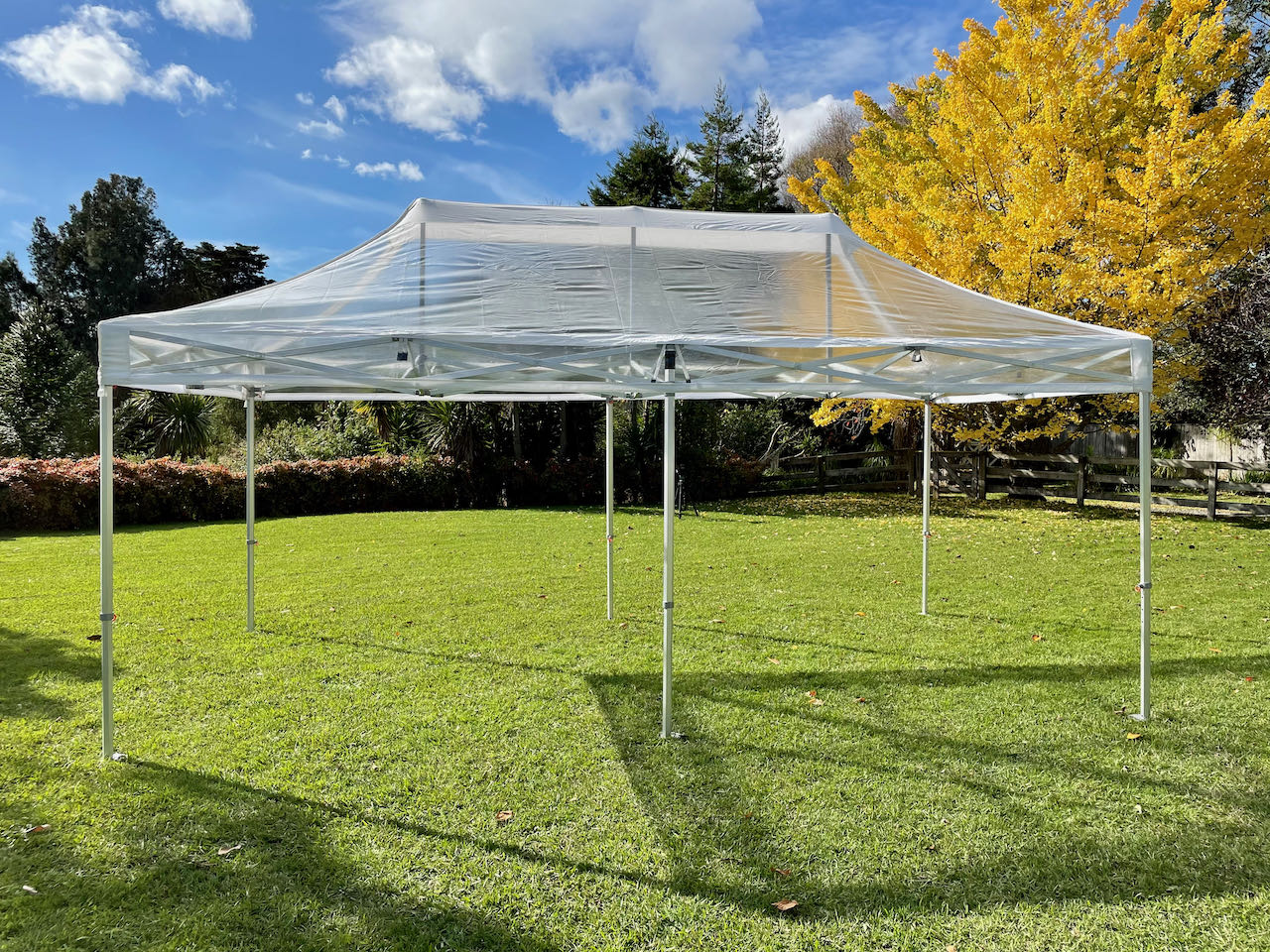 3x6m Clear Top Canopy = 18m2