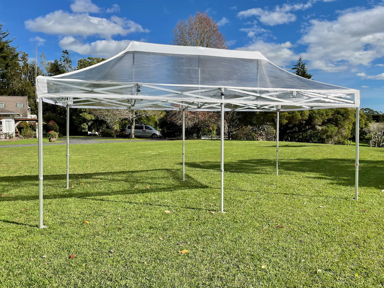 3x6m Clear Top Canopy = 18m2