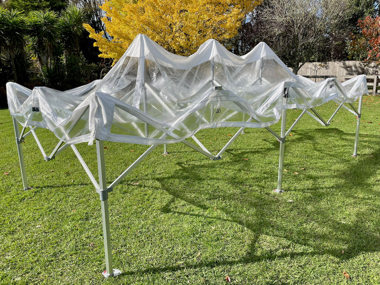 3x6m Clear Top Canopy = 18m2