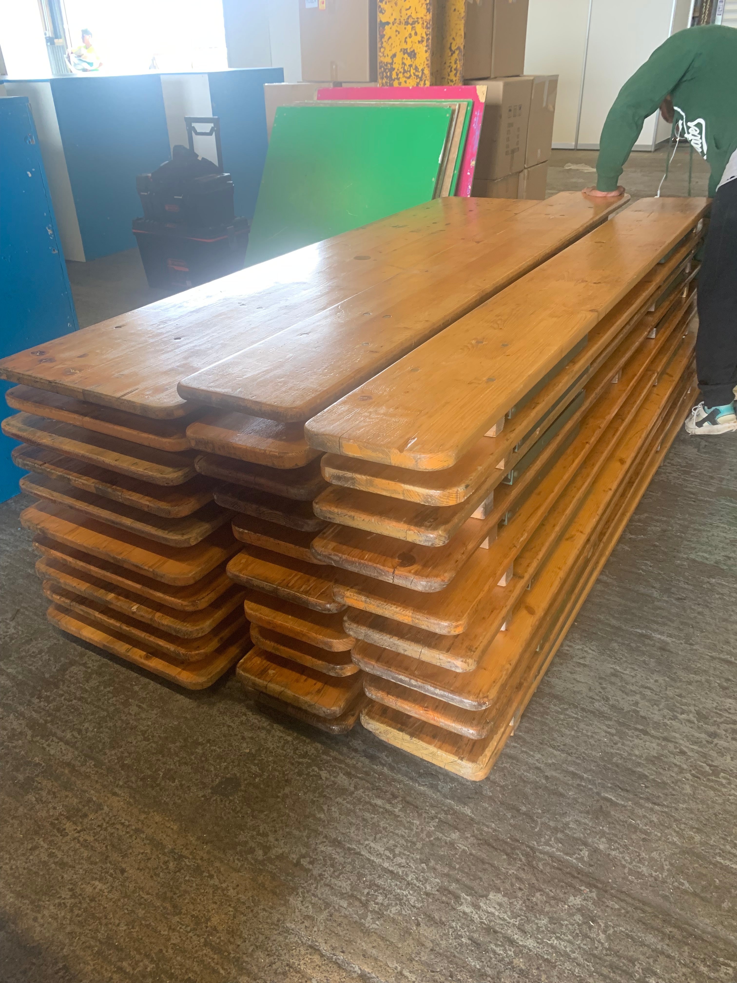 Vintage Table and Bench Set