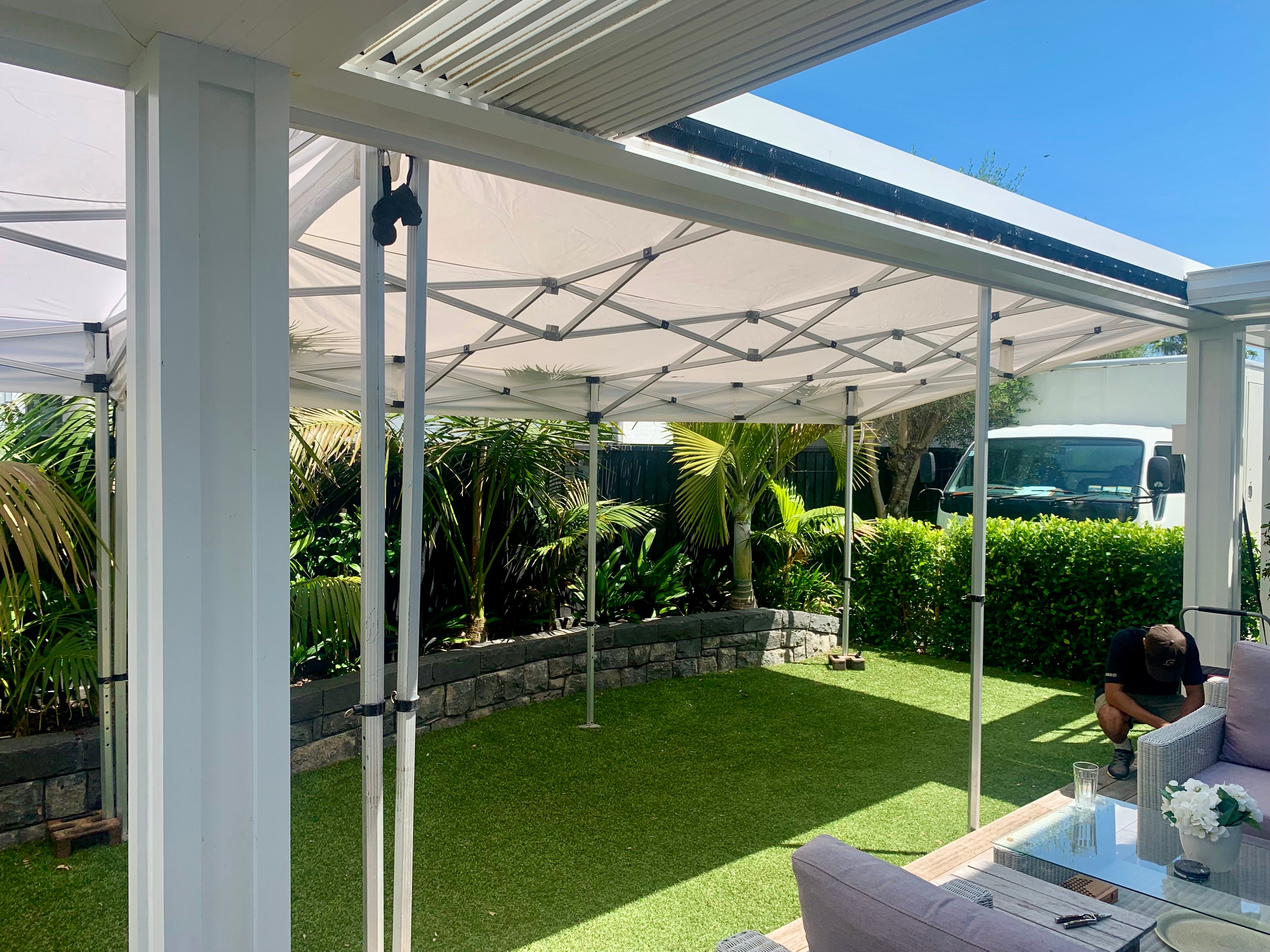 5.7x2.7m KNE Awning Canopy (Sloped Roof)