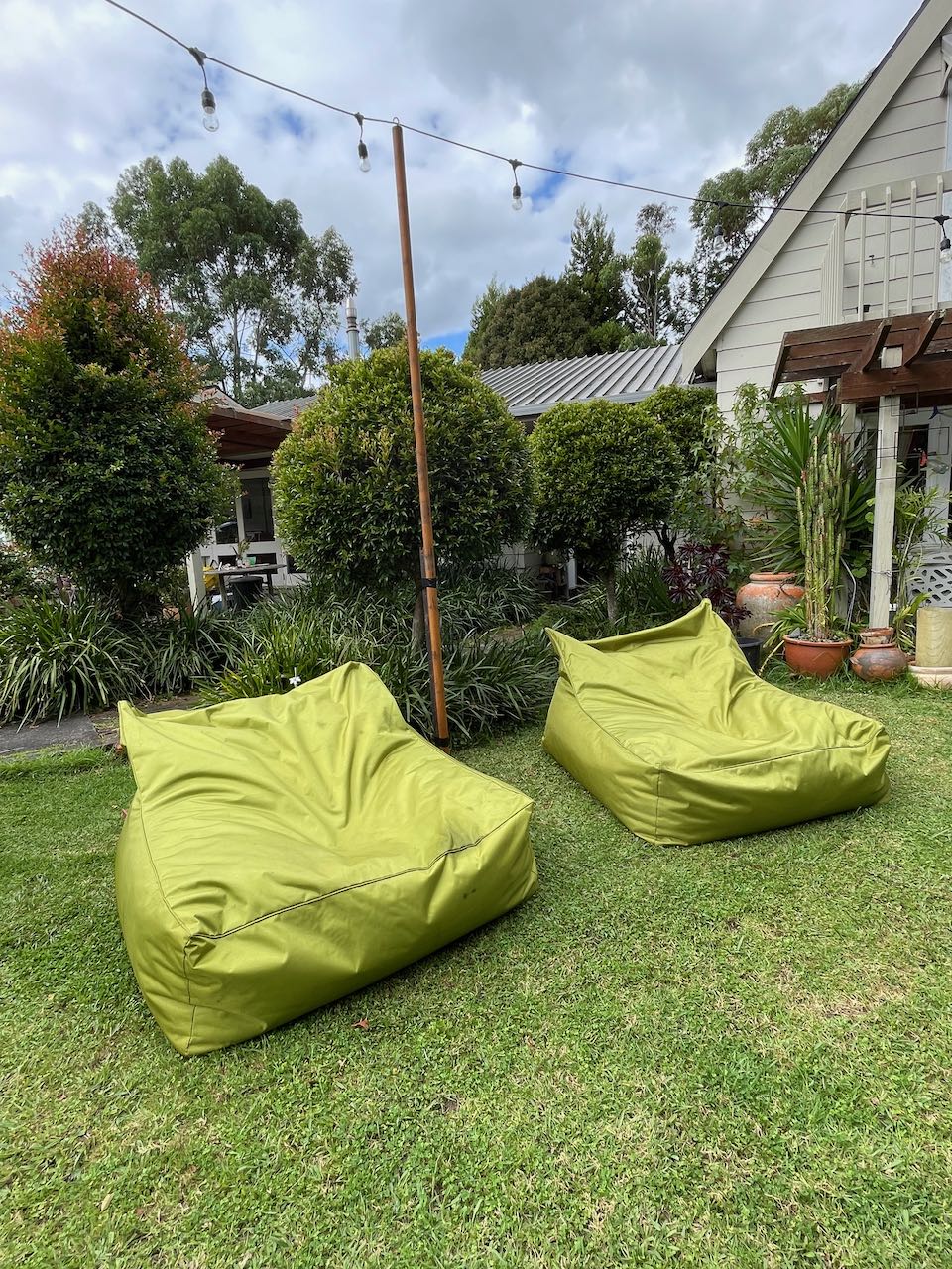 Double Couch ECO-Friendly filled Bean Bag Hire