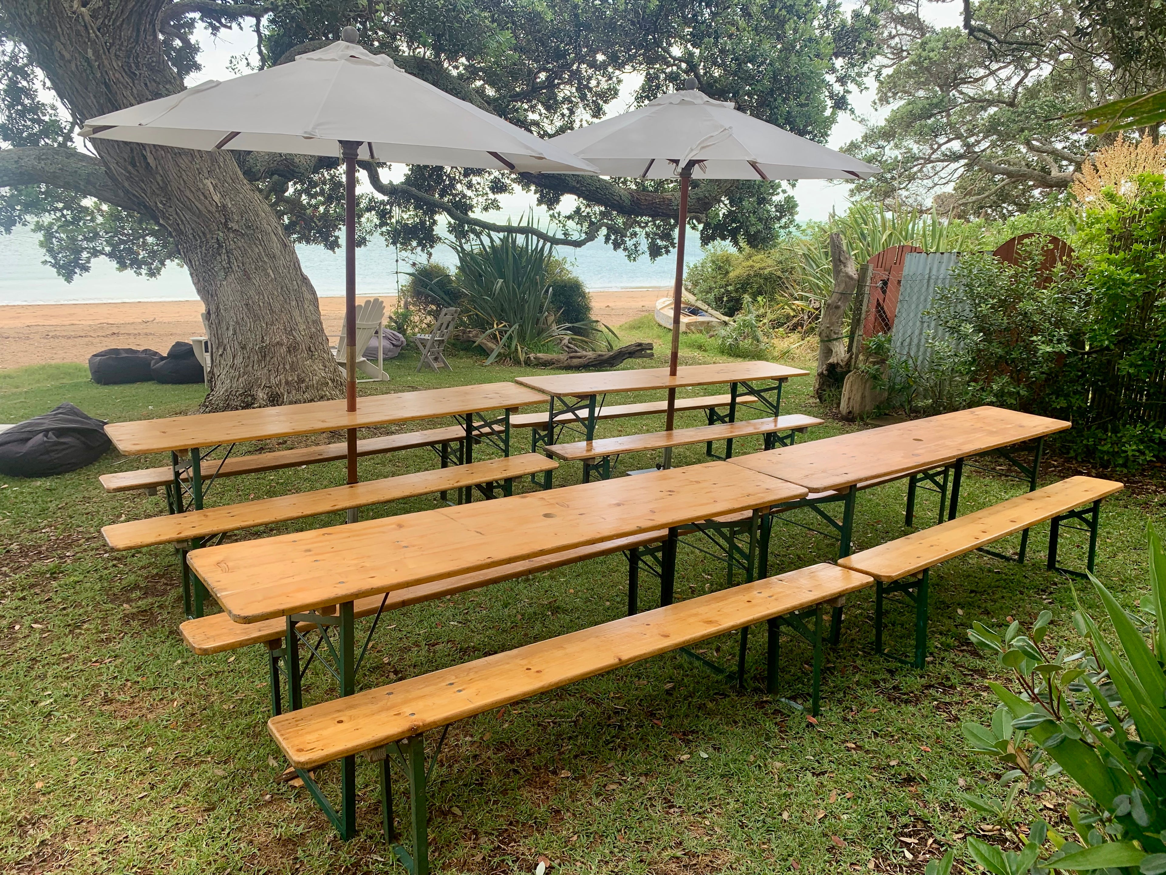 Vintage Table and Bench Set