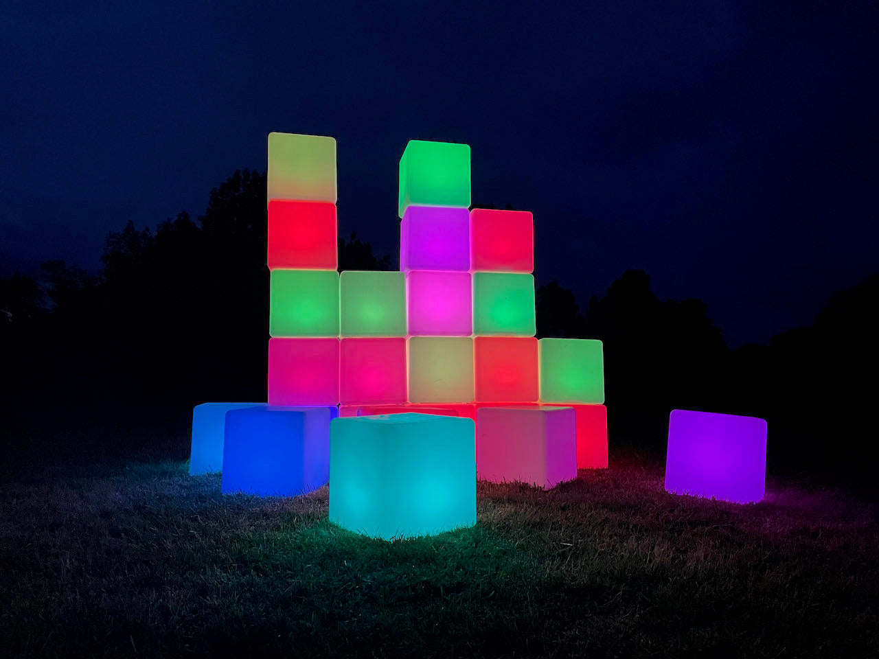 LED Cube Installation