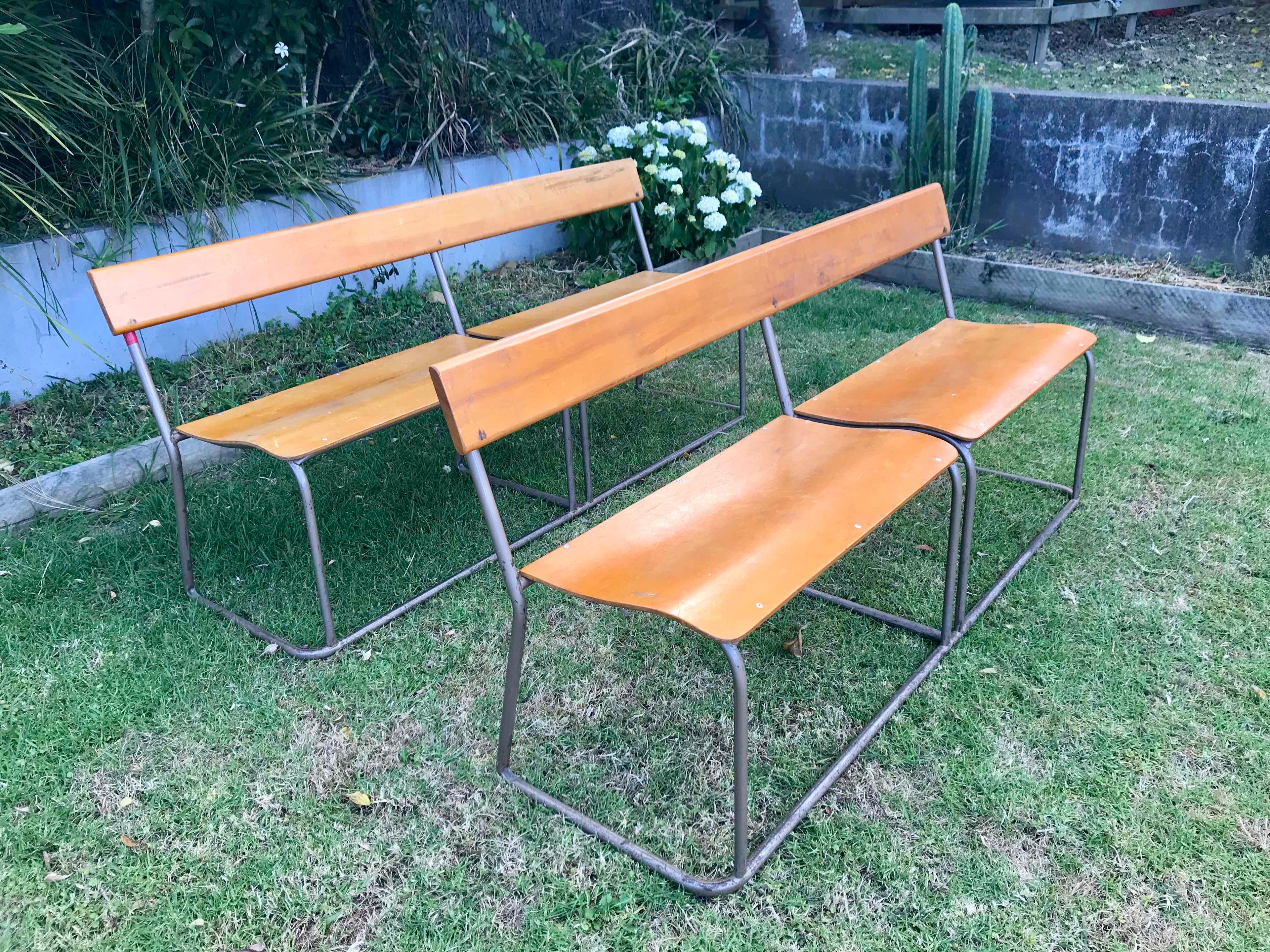 Wooden School Bench Hire