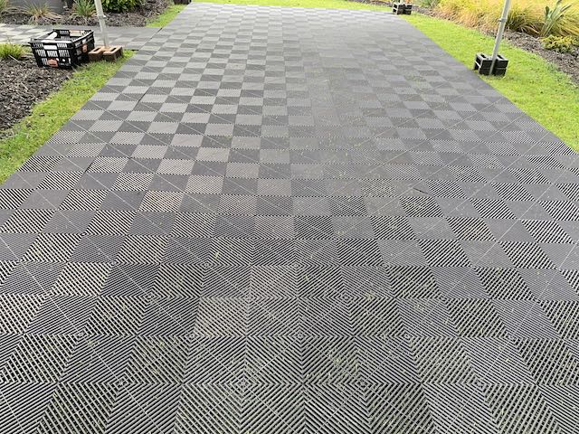 Black Portable Flooring