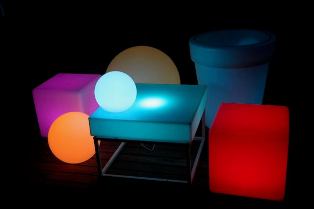 Small LED Glow Ball Hire