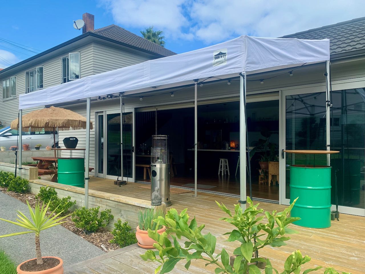 5.7x2.7m KNE Awning Canopy (Sloped Roof)